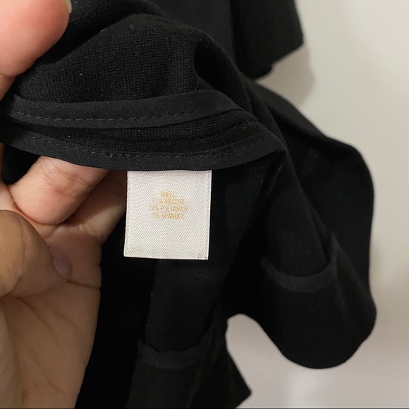 Kate Spade Black Shift Dress 3/4 Sleeve Size Small - Picture 5 of 9